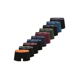 JACK & JONES Boxeri 'JACSolid' albastru / bleumarin / verde închis / negru
