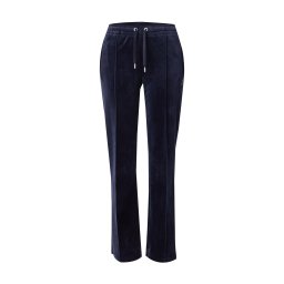 Juicy Couture Pantaloni 'Tina' albastru marin / argintiu