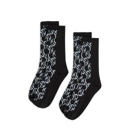KARL LAGERFELD JEANS Șosete negru / alb