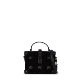 Karl Lagerfeld Poșete 'Autograph' negru / argintiu