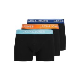 JACK & JONES Boxeri 'JACTheodore' albastru deschis / albastru închis / portocaliu / negru