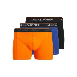 JACK & JONES Boxeri 'JACTheodore' albastru / portocaliu / negru