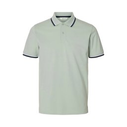 SELECTED Tricou 'SLHATLAS' albastru / verde pastel / alb