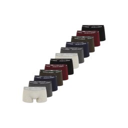 JACK & JONES Boxeri bleumarin / gri deschis / kaki / roșu carmin