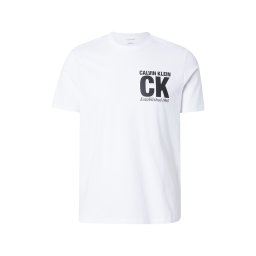 Calvin Klein Tricou negru / alb