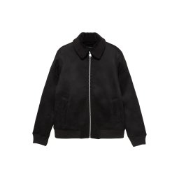Pull&Bear Geacă de primăvară-toamnă negru