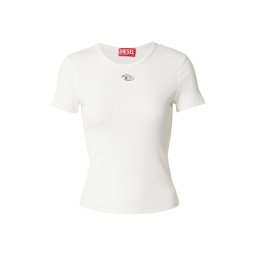 DIESEL Tricou 'T-ELE-LONG-OD' alb murdar