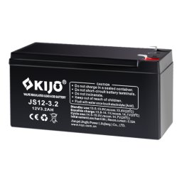 Acumulator AGM 12V, 3.2 Ah, F1 - KIJO JS12-3.2