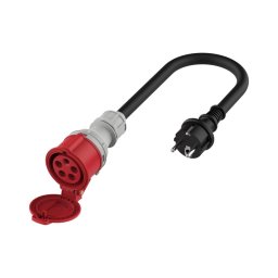 Adaptor de încărcare pentru mașini electrice Schuko 16 A (ștecăr) la CEE 16 A