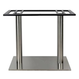 Picior central pentru mese model DOPPIO, H=720 mm, finisaj inox