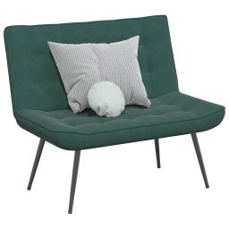 Banca verde închis 110x74x84 cm catifea GartenMobel Dekor