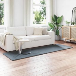 Covor din Blana Faux de Iepure Olite Antracit 80 x 250 cm GartenMobel Dekor
