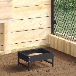 Hranitor pentru pasari Negru 80 x 28 x 13.5 cm GartenMobel Dekor
