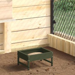 Hranitor pentru pasari Verde masliniu 80 x 28 x 13.5 cm GartenMobel Dekor