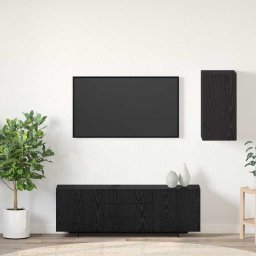Dulap pentru TV pe Perete Stejar Negru 30,5 x 30 x 60 cm GartenMobel Dekor