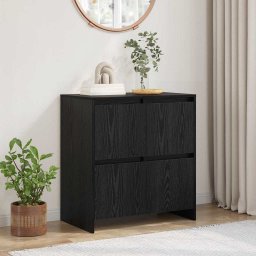 Bufet Stejar negru 70 x 41 x 75 cm Lemn compozit GartenMobel Dekor