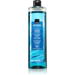 Avon Senses Ocean Surge Gel de duș pentru bărbați 3 in 1 500 ml