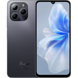 Telefon Fossibot S2, 4G, Dual SIM, 6.7 , Helio G85, 8GB RAM, 256GB, NFC, 5000mAh, Android 14, Gray