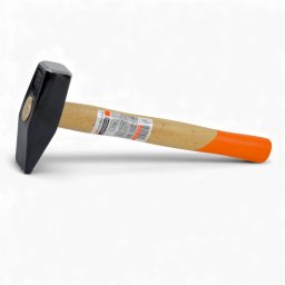 Ciocan mecanic, otel forjat, cap 6 kg, coada lemn lacuit, DIN 1041, Evotools,