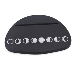 Suport pentru citirea cartilor de tarot cu simbolurile fazelelor lunare - negru