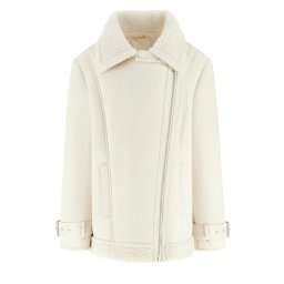 GUESS Geacă Maristella Faux Shearling Jkt W5BL23W2662 g012 cream white