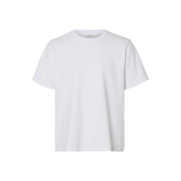 SELECTED Tricou 'SLHATLAS' alb