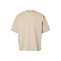 SELECTED Tricou 'SLHAspen' nisipiu