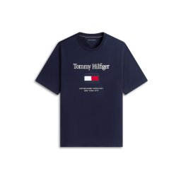 Tommy Hilfiger Big & Tall Tricou albastru marin / roșu / alb