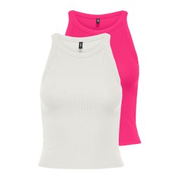 ONLY Top 'ONLEMMA' fucsia / alb