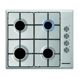 Plita incorporabila Heinner HBH-S584I-IX, Gaz, 4 Arzatoare, Inox