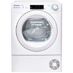 Uscator de rufe Candy Smart Pro CSOE H7A2TE-S, pompa de caldura, 7 kg, Wi-Fi, Clasa A++, Alb