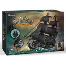 Puzzle 3D Cubic Fun - Nava Mare Queen Anne, 308 piese