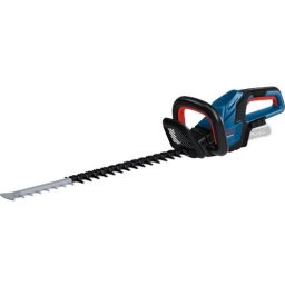 Foarfeca pentru gard viu GHE 18V-60, Bosch, fara acumulator, 18 V, viteze taiere 1.500 rot/min, Albastru