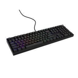 Tastatura Gaming Mecanica Genesis THOR 404 RGB Outemu Peach Silent Switch, USB Negru