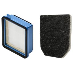 Kit filtre lavabile ESKW1 pentru gama de aspiratoare verticale Electrolux Well Q6-Q8 / Seria 600, include filtru evacuare E10 pentru particule fine si prefiltru din burete