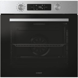 Cuptor incorporabil Candy Titanium CA6 N5B3EYTX, Electric, 78 litri, Curatare Pirolitica & Hidrolitica, WiFi, Tehnologie Easy STEAM, 12 functii, Raft telescopic, Clasa A++, Inox