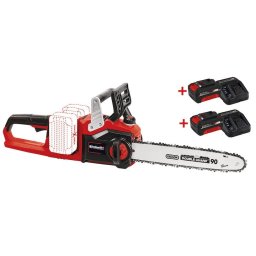 Drujba (fierastrau electric) cu lant pe acumulator Einhell PXC GE-LC 36/35 Li-Solo, 2x18 V, 35 cm lungime lama, 15 m/s viteza lant + Starter kit Einhell PXC 2 acumulatori 18 V, 4.0 Ah, incarcator