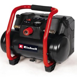 Compresor aer pe acumulator Einhell Expert TE-AC 36/150 Li OF-Solo Power X-Change, 36 V, max. 8 bar, rezervor de 6 l, capacitate de aspirare de 150 l/min, manometru, fara ulei, fara acumulator/incarcator