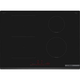 Plita cu Inductie Bosch Serie 6 PVS731HB1E, 71 cm, 4 Zone CombiZone, TouchSlider, PowerBoost, Home Connect, Negru