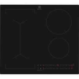 Plita cu inductie Electrolux EIV63443CT, 4 zone, Functie Bridge, PowerBoost, Touch Control, 59 cm, Negru