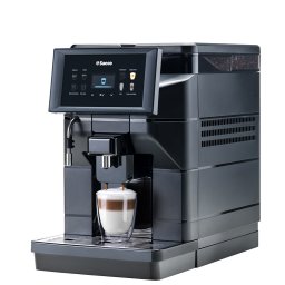 Espressor automat Saeco Aurora M1, 1900 W, Capacitate boabe 600 gr, Rezervor 2,5 l, Rasnita incorporata cu 8 trepte, Ecran capacititv touch, Negru