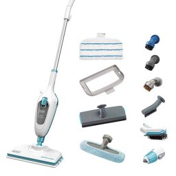 Mop cu aburi BLACK & DECKER FSM13E10-QS, 0.38l, 1300W, Alb