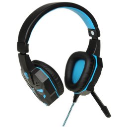 Casti cu fir, banda pentru cap, iBox X8 , gaming, Negru-Albastru