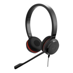 Casti cu fir Jabra 4999-829-469, anulare a zgomotului, 1,2m, Negru