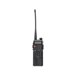 Walkie-Talkie Baofeng UV-5R HTQ 3800 USB-C, 5W, Negru