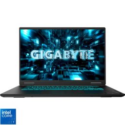 Laptop Gaming Gigabyte A16 Pro, QHD+ 16 inch, Intel Core 7 240H, 32GB RAM, 1TB SSD, RTX 5080, Windows 11 Home, Negru