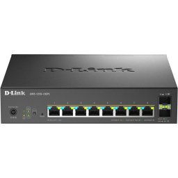 Switch D-Link DMS-1250-10SPL, 8 porturi Gigabit, 2 porturi SFP+, Management L2+