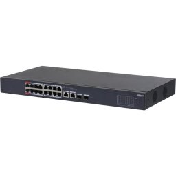 Switch DAHUA CS4218-16ET-240, 2 porturi Combo(RJ45/SFP), 16 porturi PoE, 240 W, Management L2