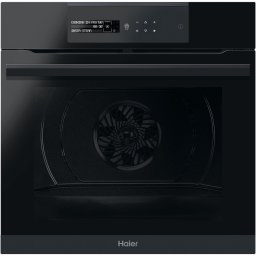 Cuptor incorporabil Haier HWO60SM6B9BH, Electric, 70 l, Autocuratare pirolitica & hidrolitica, WiFi , Clasa A+, Softclose, Negru