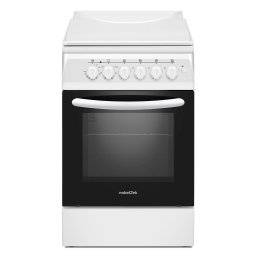 Aragaz Nobeltek NLT 5604A/E1, plita gaz si cuptor electric, 50 cm, alb